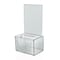 Azar Displays Large Lottery Box, Lock and Keys. Color: Clear 206388 - alternate 1